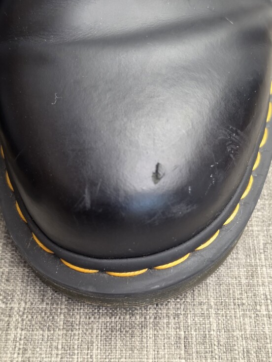 Dr. Martens 1460 Smooth Leather Lace Up Boots Eight (8) Eye Combat Black Sz 13 main image 11